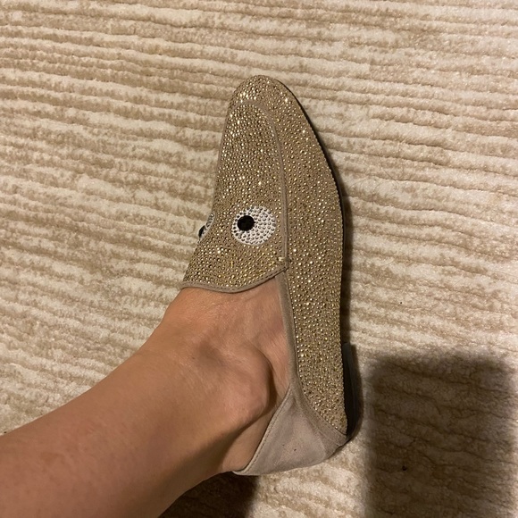 Lola Cruz Eyes On You rhinestone loafers - size 6 - Picture 8 of 11